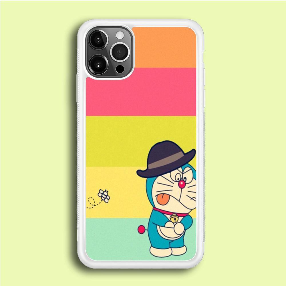 DM Doraemon look for magic tool iPhone 12 Pro Case-Rubber / White (2D Case)-Xtracase