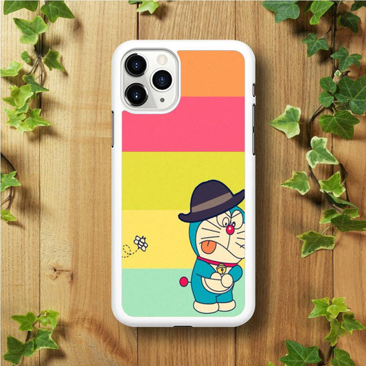 DM Doraemon look for magic tool iPhone 11 Pro Max Case-Rubber / White (2D Case)-Xtracase