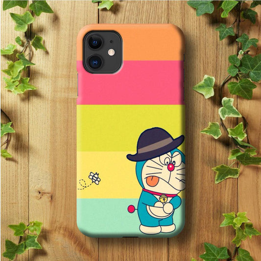 DM Doraemon look for magic tool iPhone 11 Case-Plastic / Full Wrap (3D Case)-Xtracase