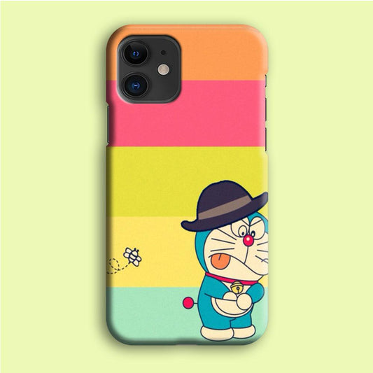 DM Doraemon look for magic tool iPhone 12 Case-Plastic / Full Wrap (3D Case)-Xtracase