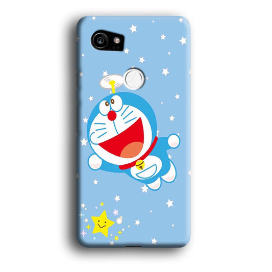 DM Doraemon fly between stars Google Pixel 2 XL 3D Case-Xtracase