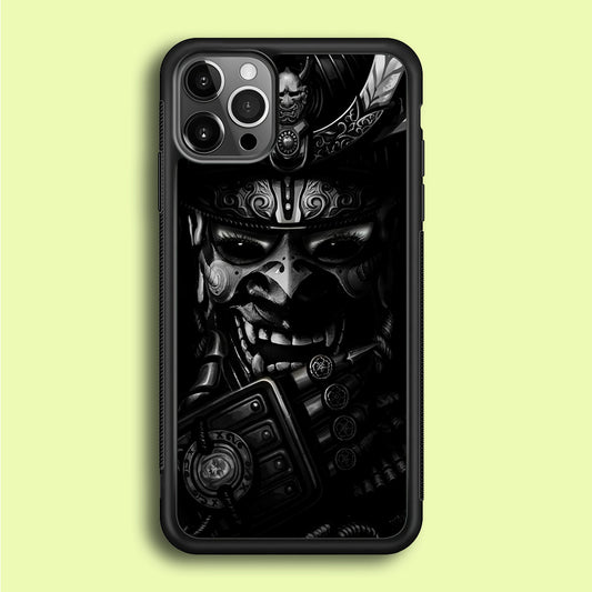 Dark Samurai Smile Mask iPhone 12 Pro Max Case