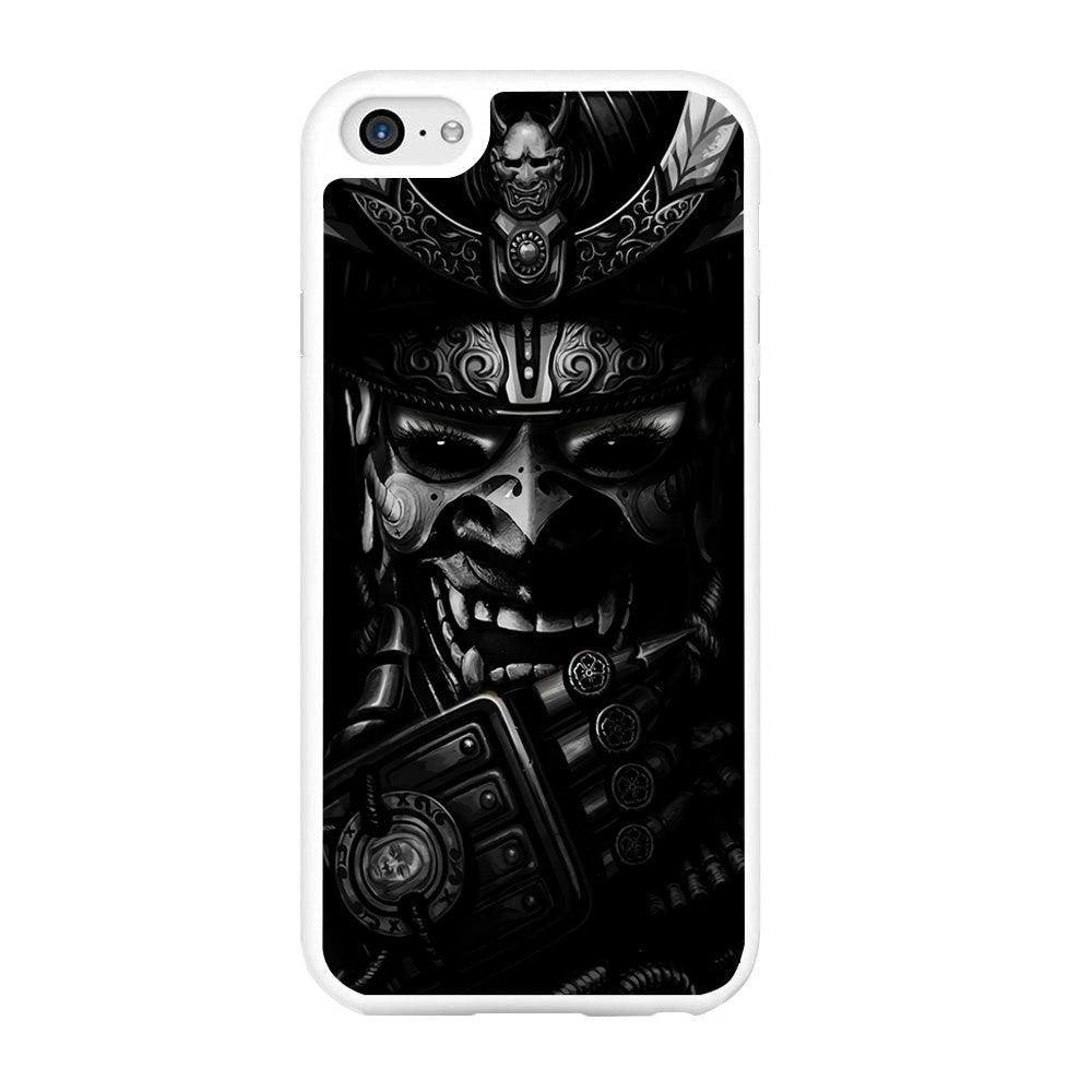 Dark Samurai Smile Mask iPhone 6 | 6s Case-Rubber / White (2D Case)-Xtracase