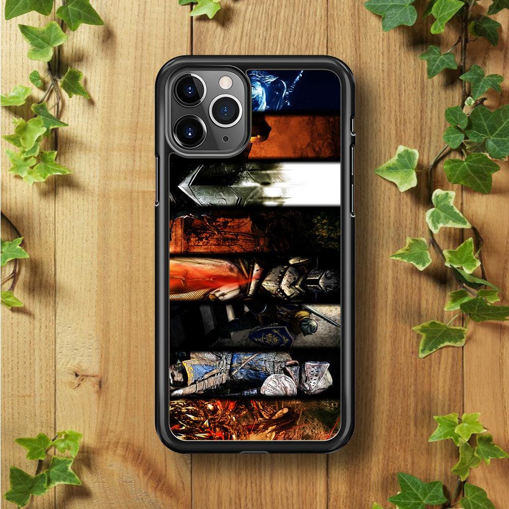 Dark Souls II Poster iPhone 11 Pro Max Case-Rubber / Black (2D Case)-Xtracase