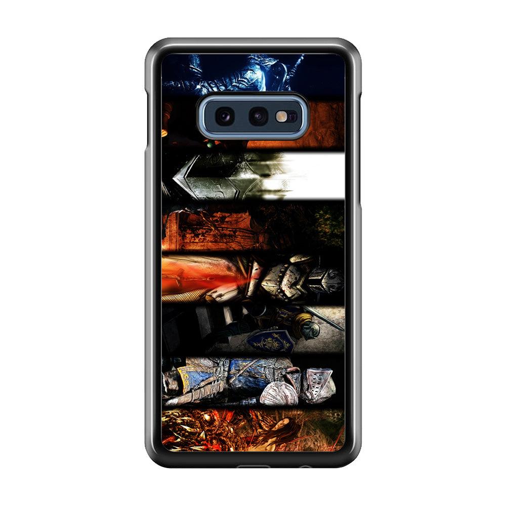 Dark Souls II Poster Samsung Galaxy S10E Case-Rubber / Black (2D Case)-Xtracase