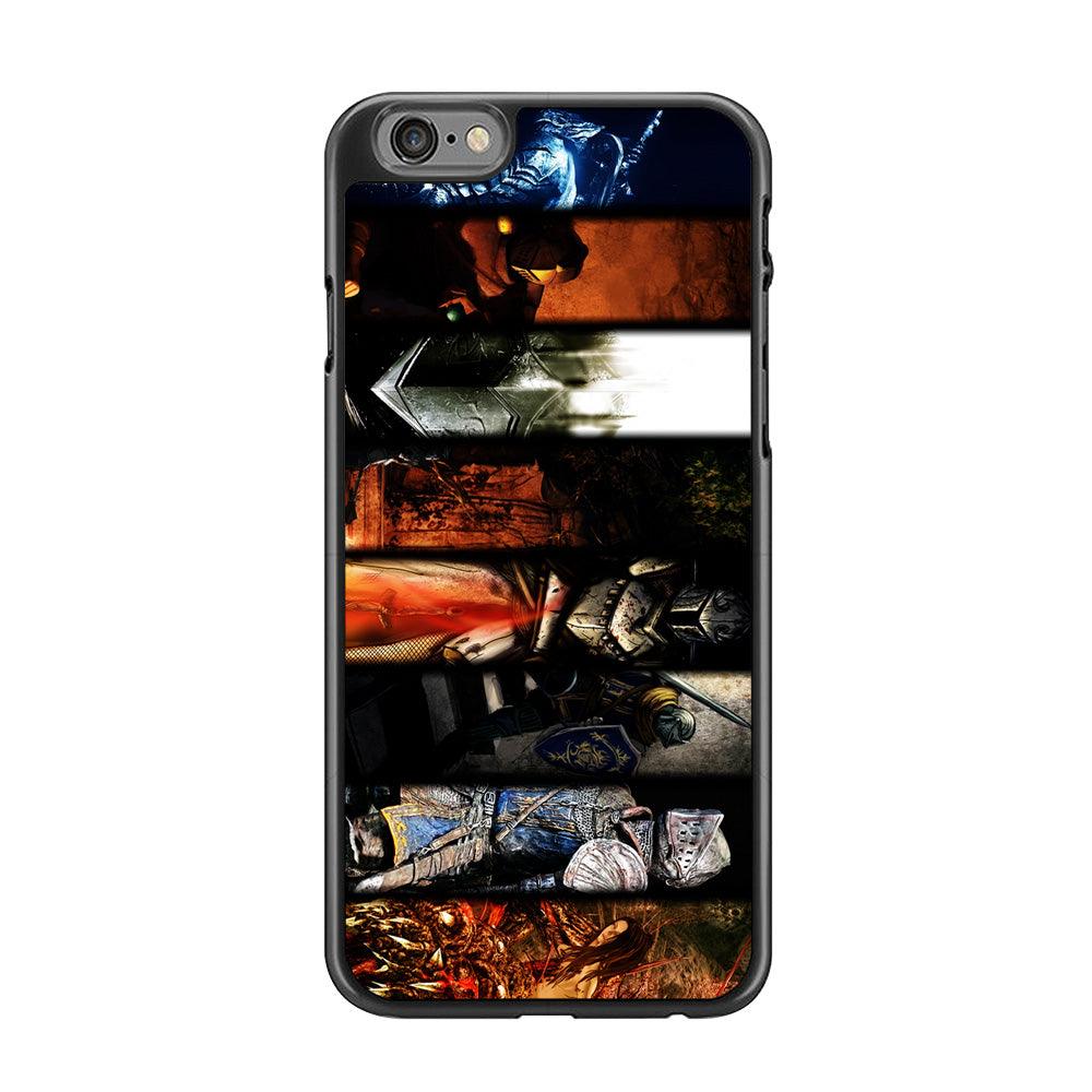 Dark Souls II Poster iPhone 6 | 6s Case-Rubber / Black (2D Case)-Xtracase
