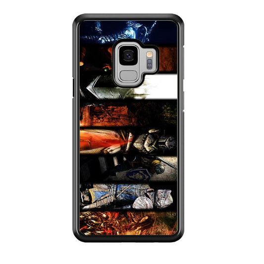 Dark Souls II Poster Samsung Galaxy S9 Case-Rubber / Black (2D Case)-Xtracase