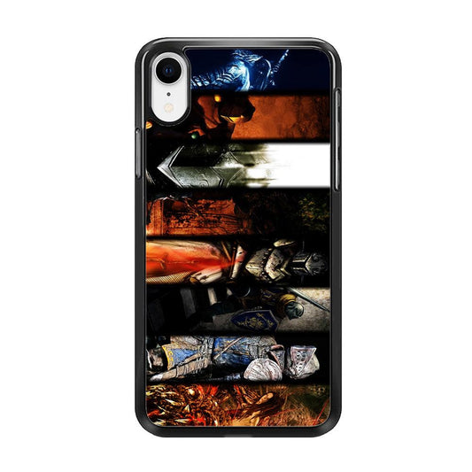 Dark Souls II Poster iPhone XR Case-Rubber / Black (2D Case)-Xtracase