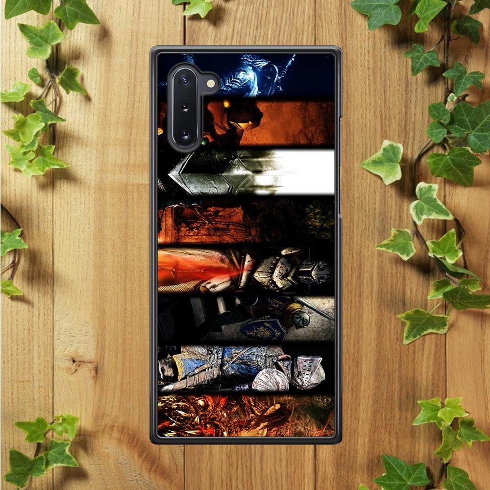 Dark Souls II Poster Samsung Galaxy Note 10 Case-Rubber / Black (2D Case)-Xtracase