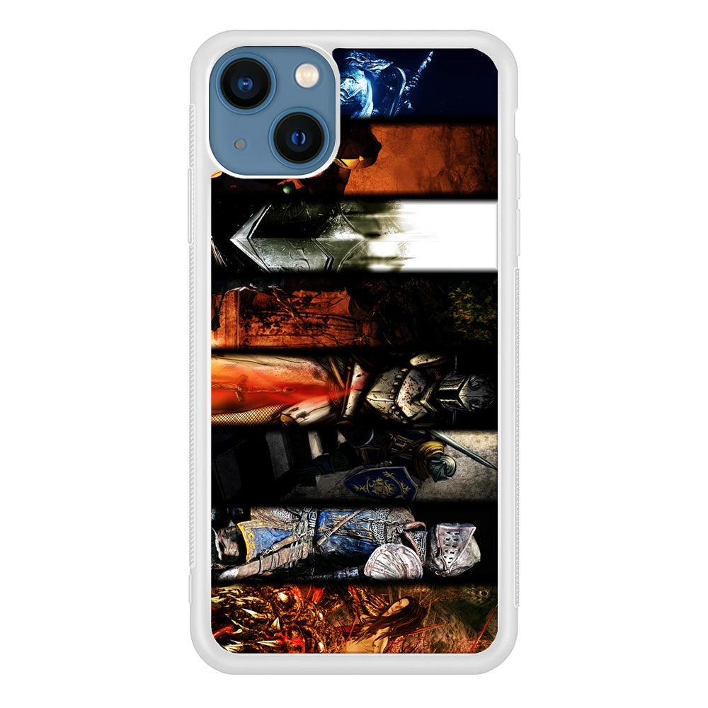 Dark Souls II Poster iPhone 13 Mini Case-Rubber / White (2D Case)-Xtracase