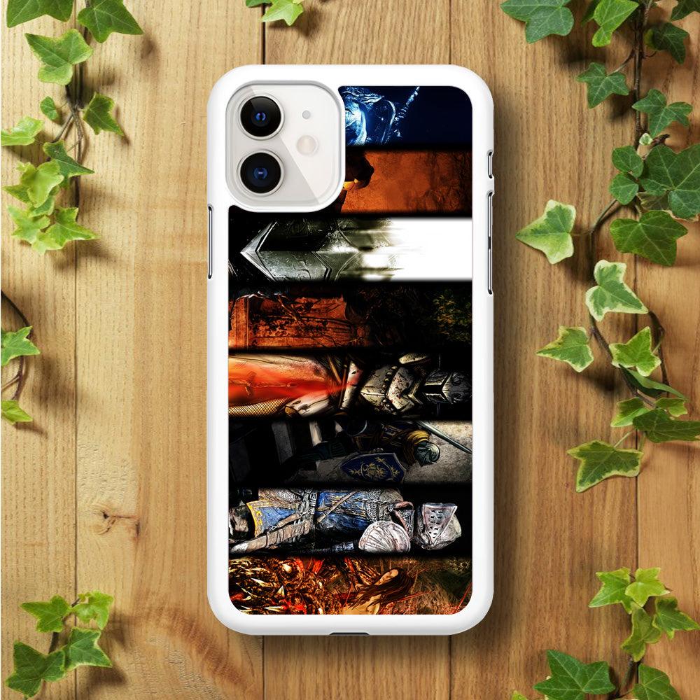 Dark Souls II Poster iPhone 11 Case-Rubber / White (2D Case)-Xtracase