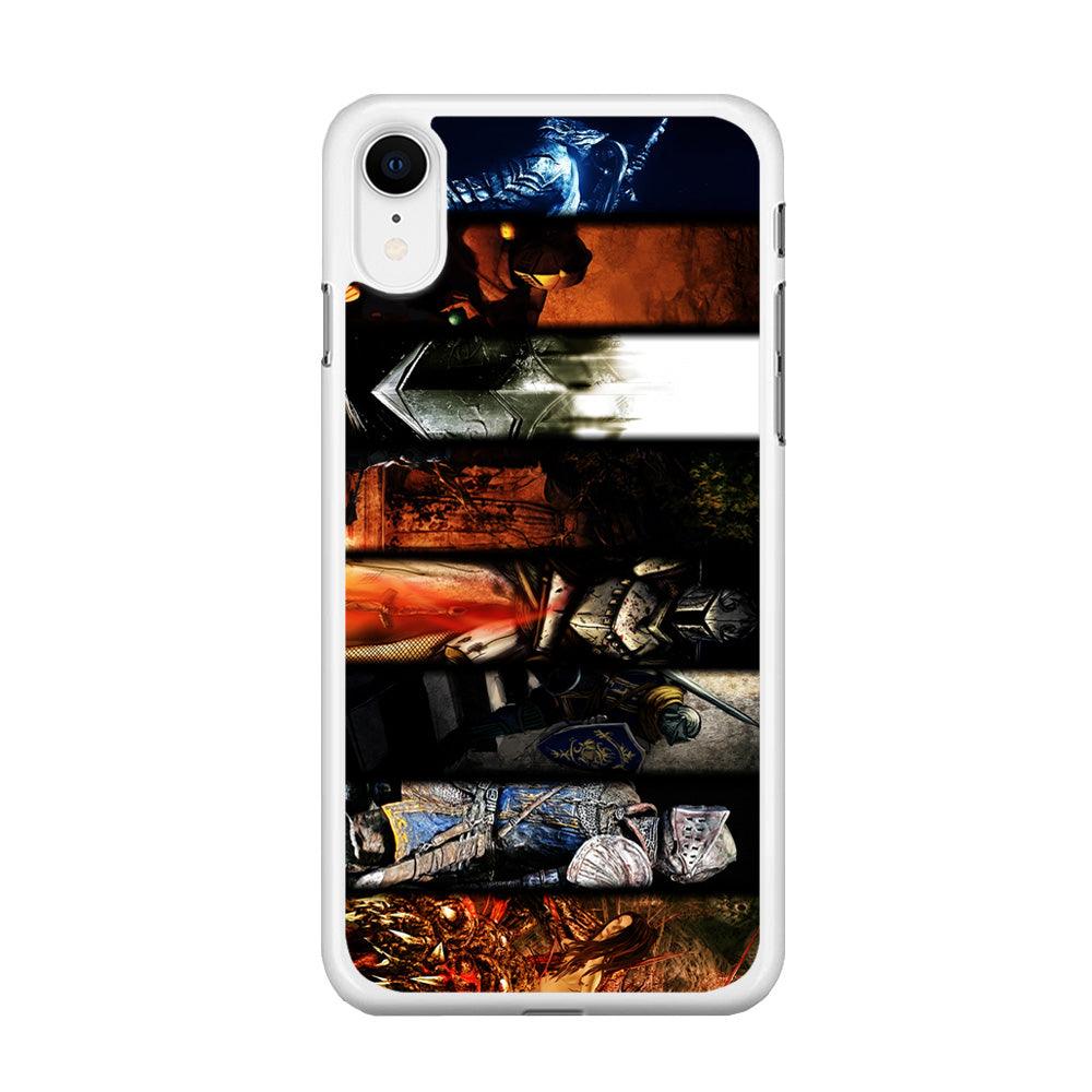 Dark Souls II Poster iPhone XR Case-Rubber / White (2D Case)-Xtracase
