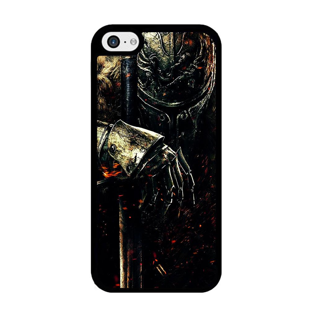 Dark Souls Knight iPhone 5 | 5s Case-Rubber / Black (2D Case)-Xtracase