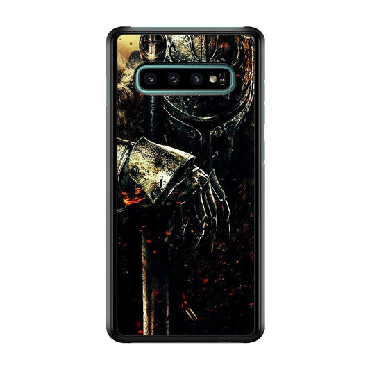 Dark Souls Knight Samsung Galaxy S10 Case-Plastic / Full Wrap (3D Case)-Xtracase