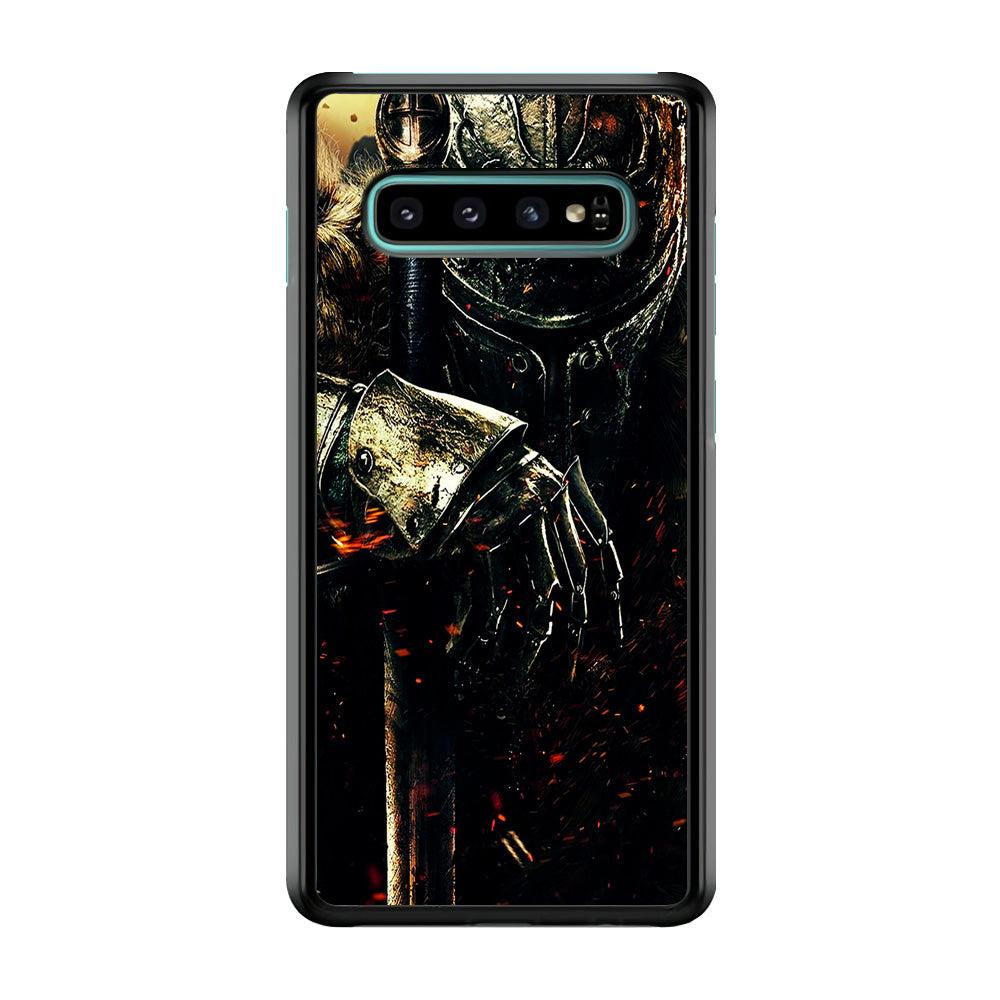 Dark Souls Knight Samsung Galaxy S10 Plus Case-Plastic / Full Wrap (3D Case)-Xtracase