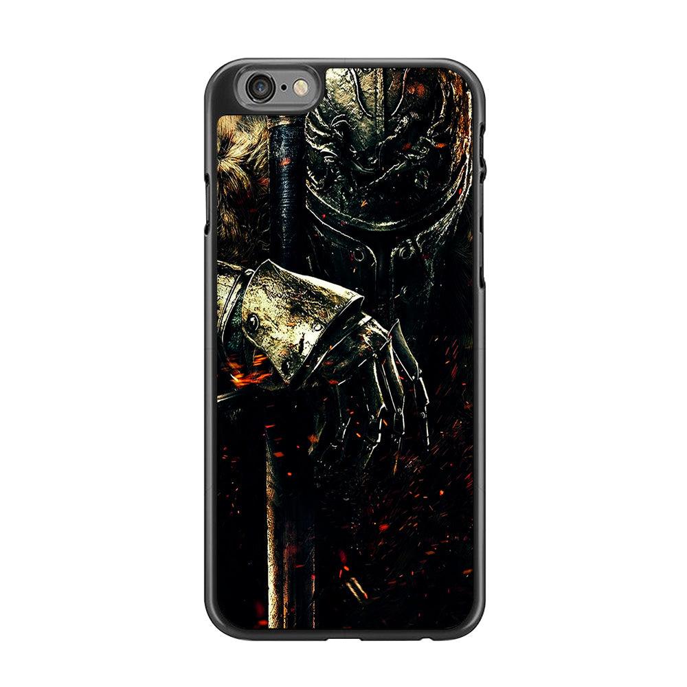 Dark Souls Knight iPhone 6 | 6s Case-Rubber / Black (2D Case)-Xtracase