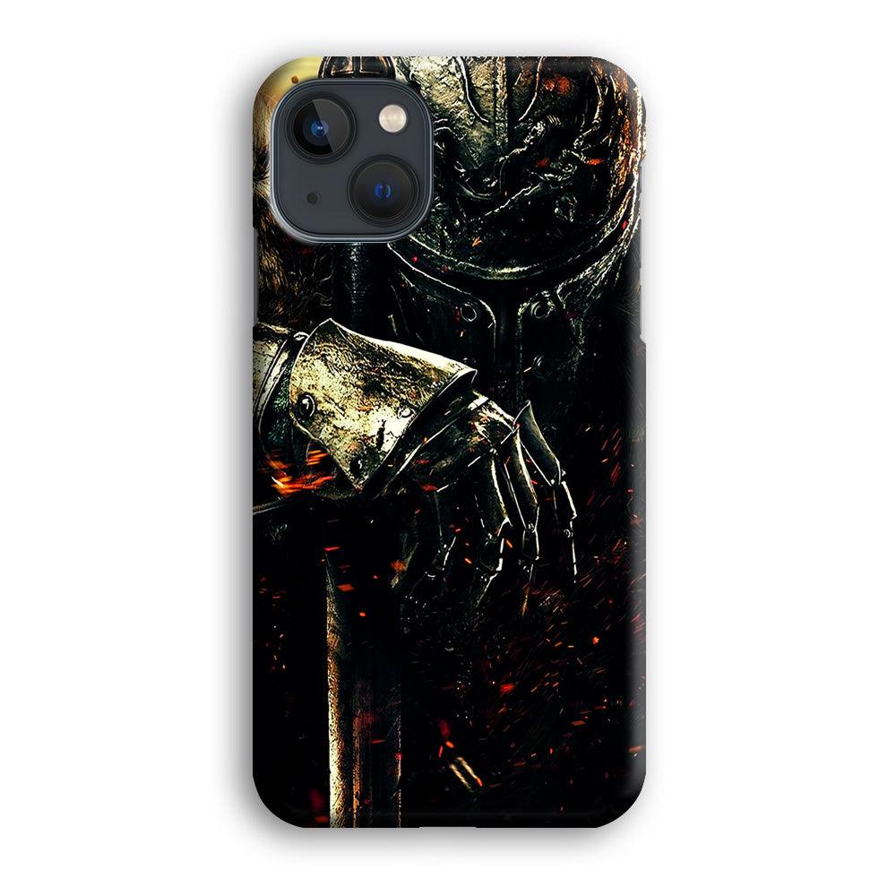 Dark Souls Knight iPhone 13 Pro Case-Plastic / Full Wrap (3D Case)-Xtracase