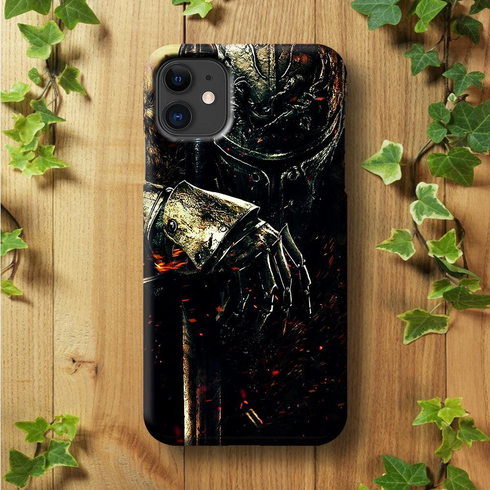Dark Souls Knight iPhone 11 Case-Plastic / Full Wrap (3D Case)-Xtracase