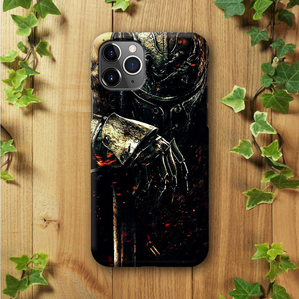 Dark Souls Knight iPhone 11 Pro Case-Plastic / Full Wrap (3D Case)-Xtracase