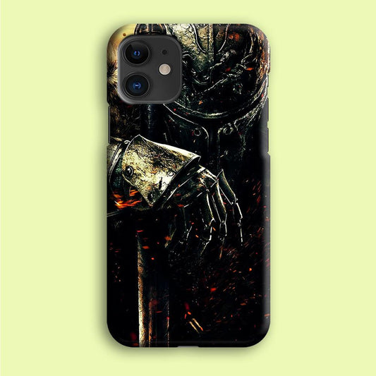 Dark Souls Knight iPhone 12 Mini Case-Plastic / Full Wrap (3D Case)-Xtracase
