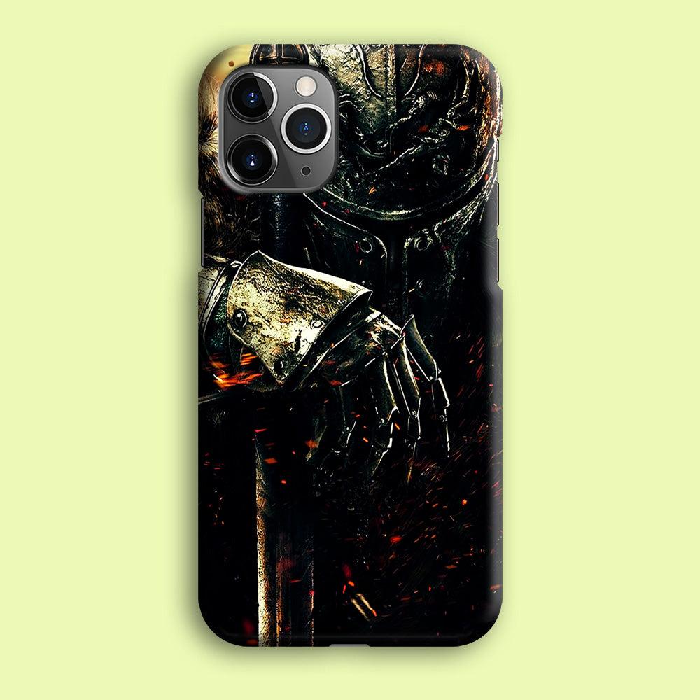 Dark Souls Knight iPhone 12 Pro Case-Plastic / Full Wrap (3D Case)-Xtracase