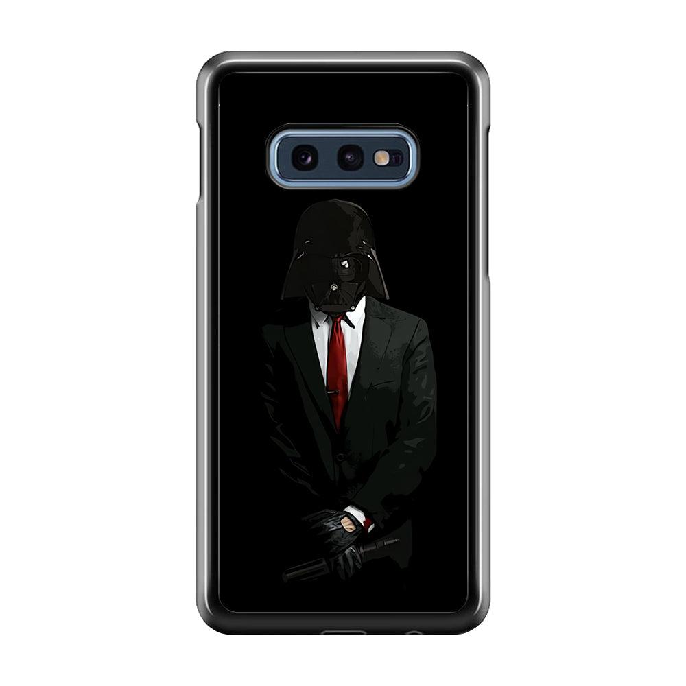 Darth Vader Black Tuxedo Samsung Galaxy S10E Case-Plastic / Full Wrap (3D Case)-Xtracase