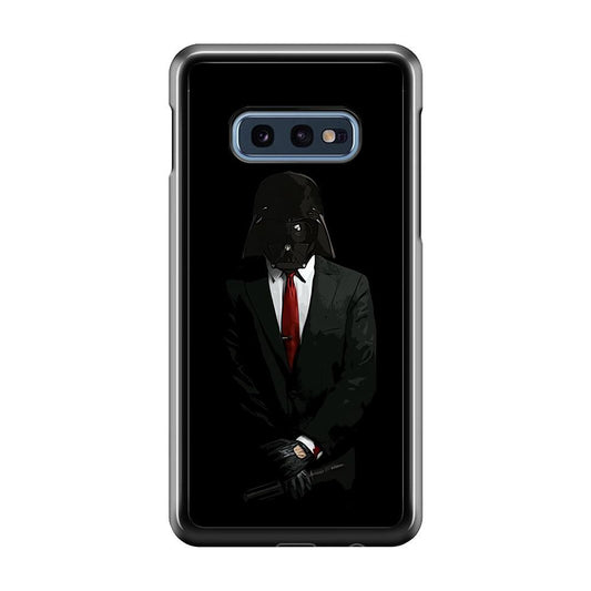 Darth Vader Black Tuxedo Samsung Galaxy S10E Case-Plastic / Full Wrap (3D Case)-Xtracase