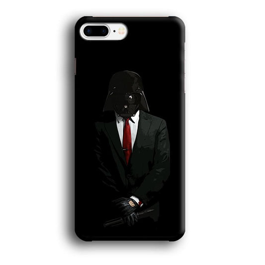 Darth Vader Black Tuxedo iPhone 7 Plus Case-Plastic / Full Wrap (3D Case)-Xtracase