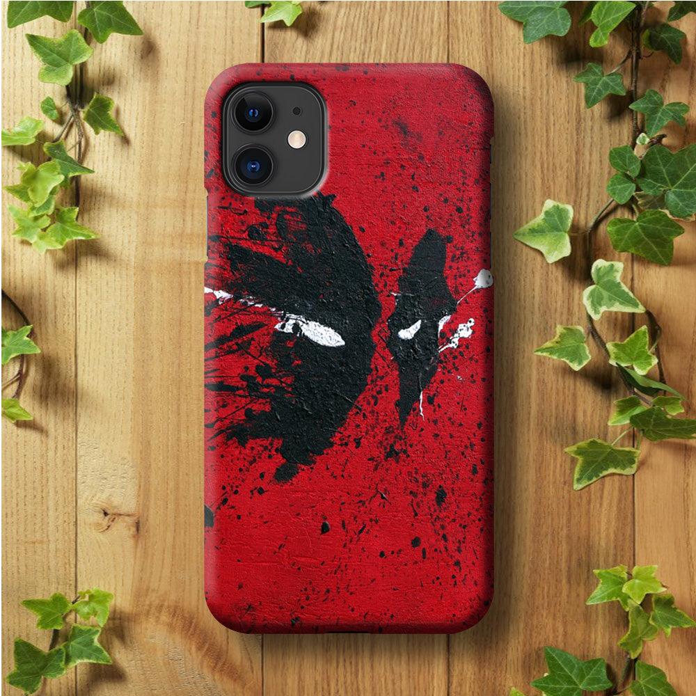Deadpool 001 iPhone 11 Case-Plastic / Full Wrap (3D Case)-Xtracase