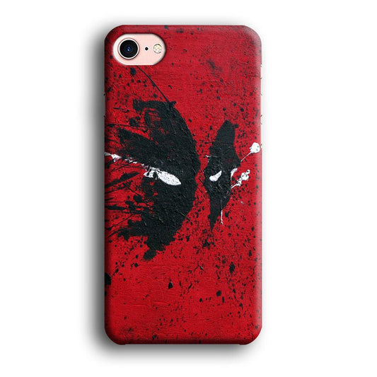 Deadpool 001 iPhone 8 Case-Plastic / Full Wrap (3D Case)-Xtracase