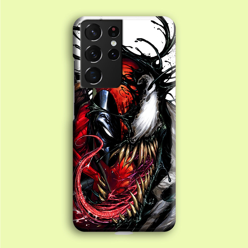Deadpool and Venom Samsung Galaxy S21 Ultra Case