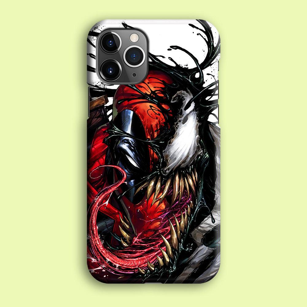 Deadpool and Venom iPhone 12 Pro Max Case-Plastic / Full Wrap (3D Case)-Xtracase