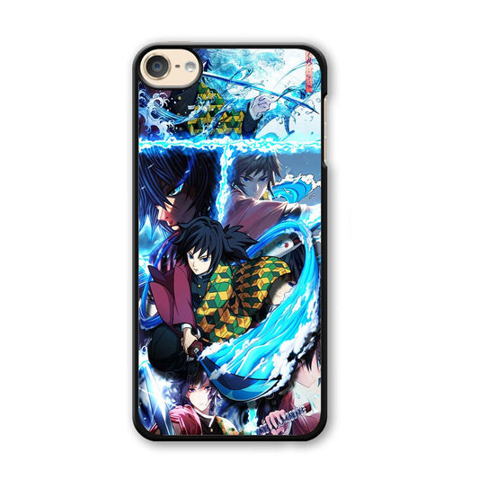 Demon Slayer Giyuu Tomioka iPod Touch 6 Case-Plastic / Black (2D Case)-Xtracase