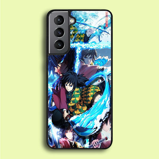 Demon Slayer Giyuu Tomioka Samsung Galaxy A16 Case-Rubber / Black (2D Case)-Xtracase