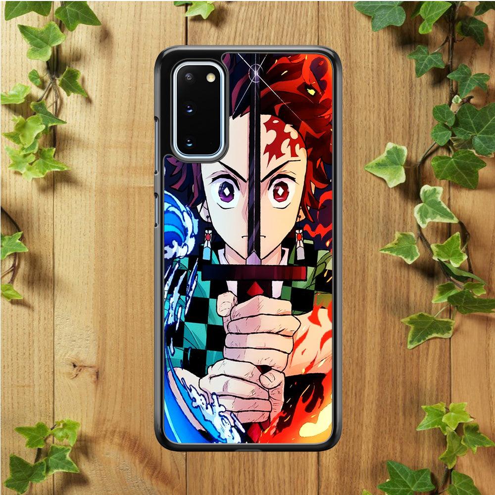 Demon Slayer Tanjiro Kamado Samsung Galaxy S20 Case-Plastic / Full Wrap (3D Case)-Xtracase