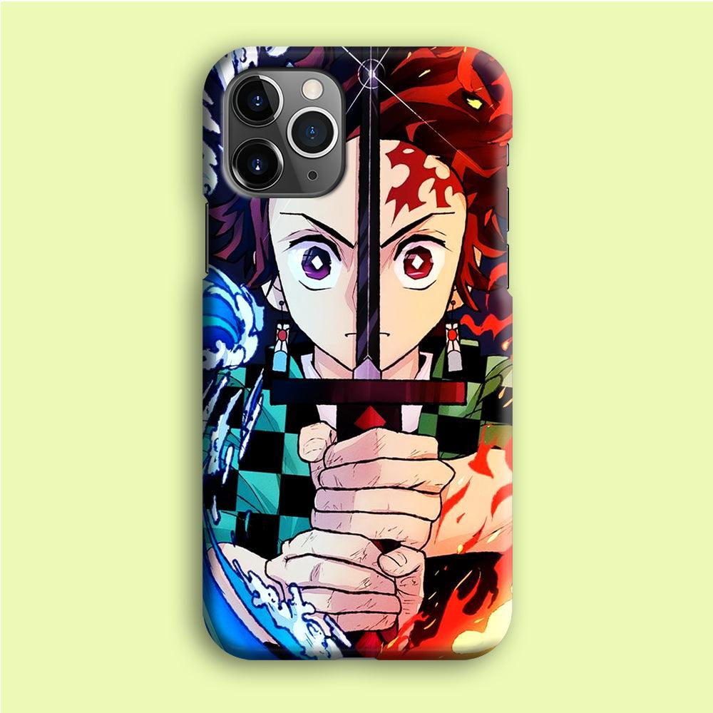 Demon Slayer Tanjiro Kamado iPhone 12 Pro Max Case-Plastic / Full Wrap (3D Case)-Xtracase