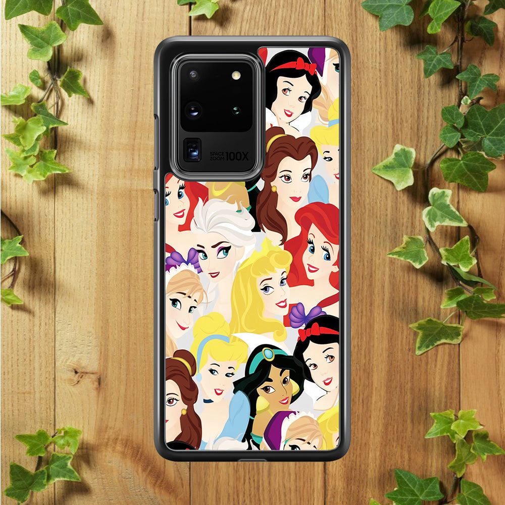 Disney Princess Collage Samsung Galaxy S20 Ultra Case