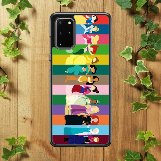 Disney Princess Colorful  Samsung Galaxy S20 Plus Case