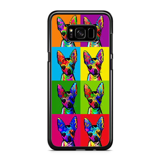 Dog Colorful Art Chihuahua Samsung Galaxy S8 Plus Case
