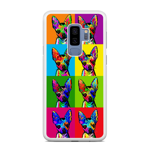 Dog Colorful Art Chihuahua Samsung Galaxy S9 Plus Case