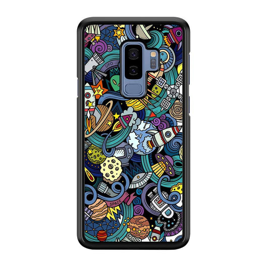 Doodle 002 Samsung Galaxy S9 Plus Case-Plastic / Full Wrap (3D Case)-Xtracase