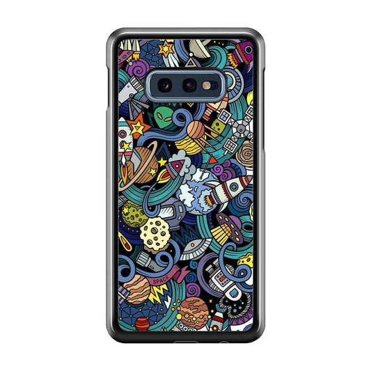 Doodle 002 Samsung Galaxy S10E Case-Plastic / Full Wrap (3D Case)-Xtracase