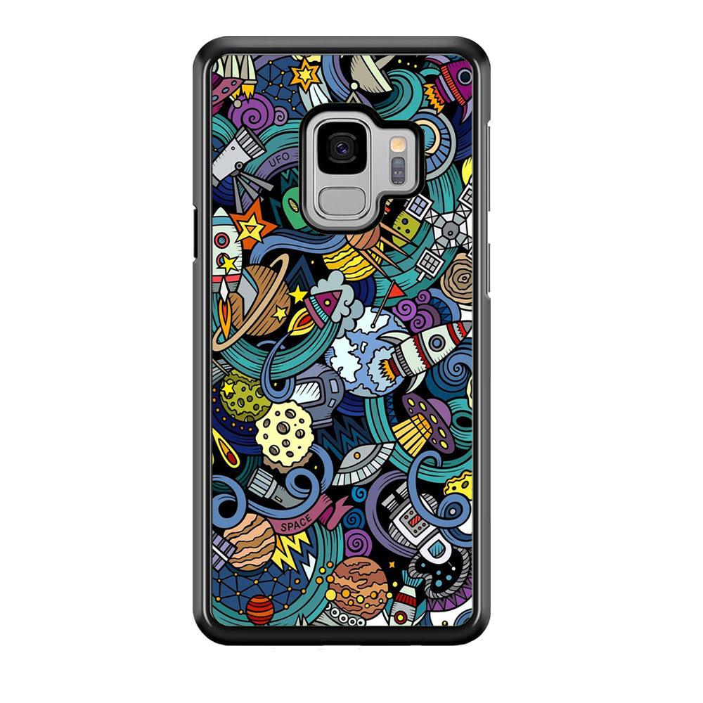 Doodle 002 Samsung Galaxy S9 Case-Plastic / Full Wrap (3D Case)-Xtracase