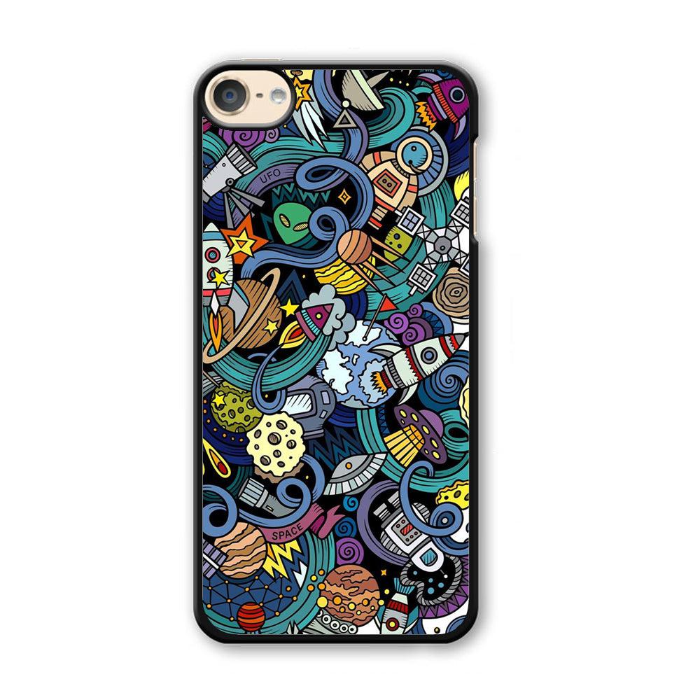Doodle 002 iPod Touch 6 Case-Plastic / Full Wrap (3D Case)-Xtracase
