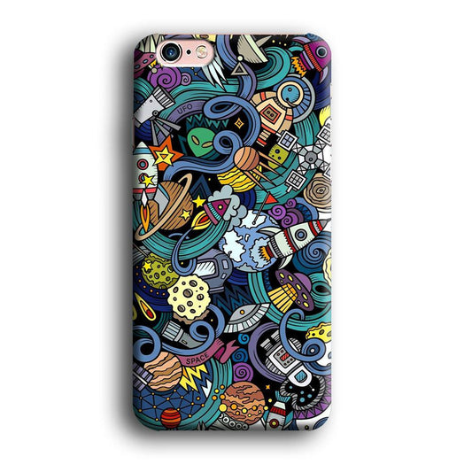 Doodle 002 iPhone 6 | 6s Case-Plastic / Full Wrap (3D Case)-Xtracase