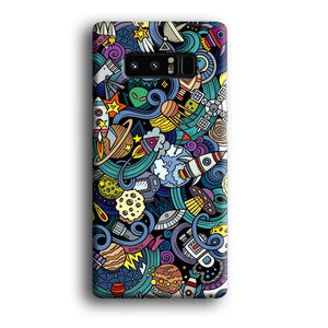 Doodle 002 Samsung Galaxy Note 8 Case