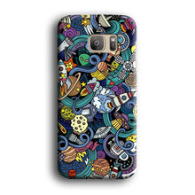 Load image into Gallery viewer, Doodle 002 Samsung Galaxy S7 Edge Case