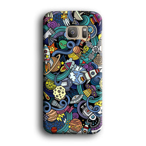 Doodle 002 Samsung Galaxy S7 Edge Case
