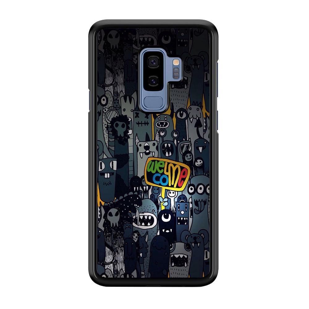 Doodle 003 Samsung Galaxy S9 Plus Case-Plastic / Full Wrap (3D Case)-Xtracase