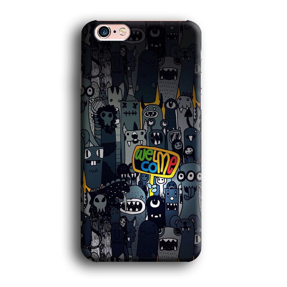 Doodle 003 iPhone 6 | 6s Case-Plastic / Full Wrap (3D Case)-Xtracase